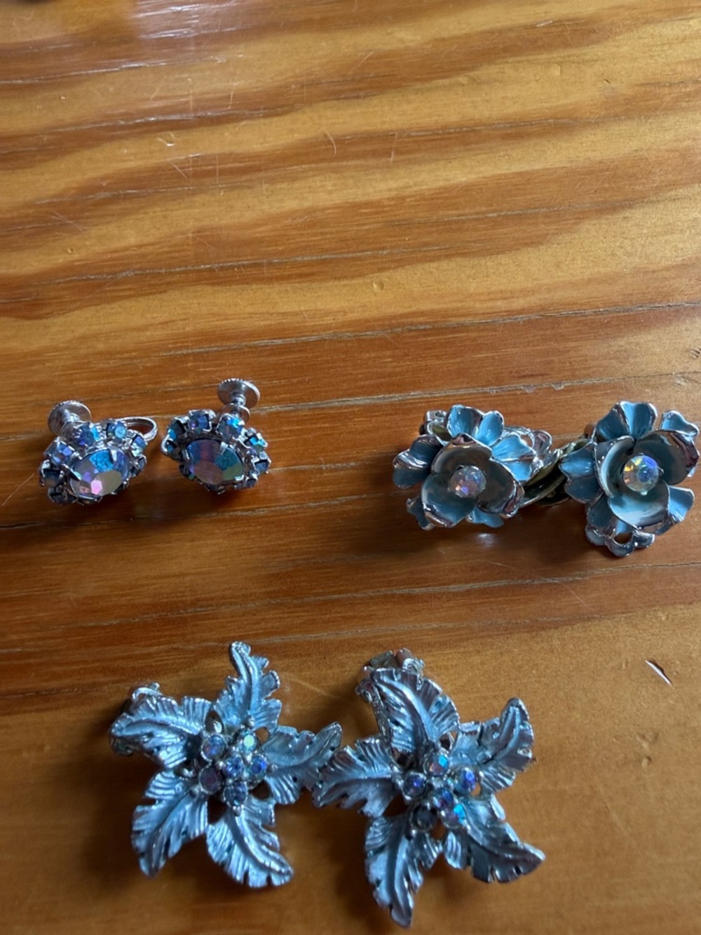 Bundle of Women’s Vintage Clip On Earrings